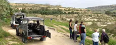 Geländearbeit - mit den Jeeps unterwegs...